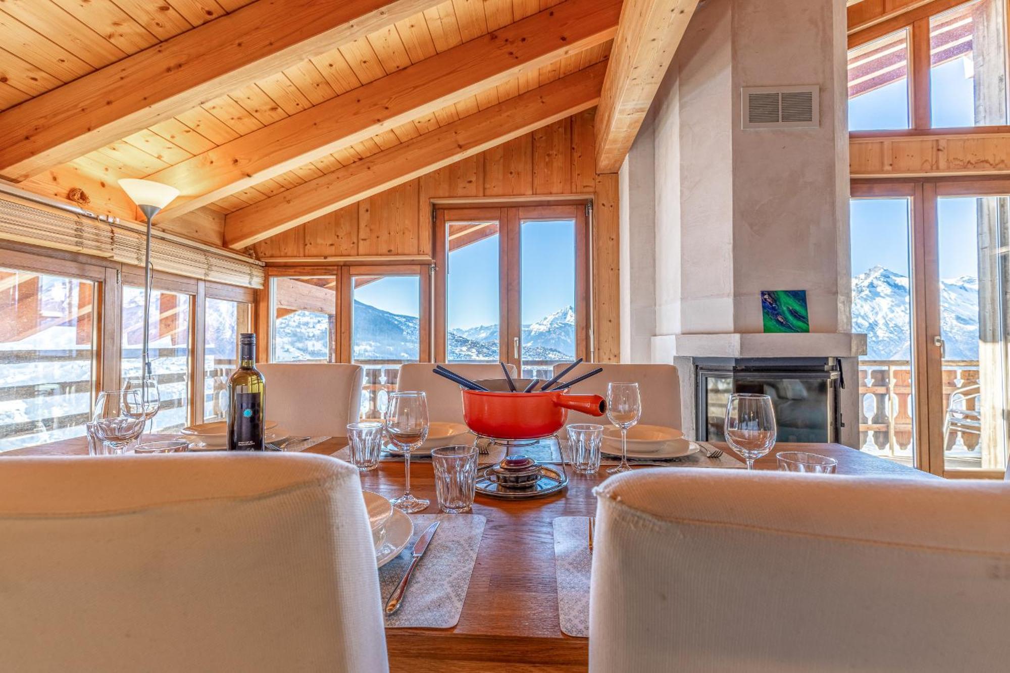 Balcons Du Soleil Sunny & Mountain Apartments By Alpvision Residences Veysonnaz Exteriér fotografie